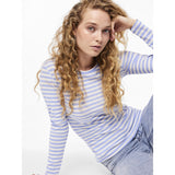 PIECES Pieces dam top PCRUKA Top Hydrangea Stripes CLOUD DANCER