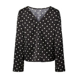 PIECES Pieces damblus PCJYTTA Blouse Black White Dots