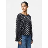 PIECES Pieces damblus PCJYTTA Blouse Black White Dots