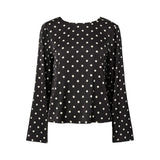 PIECES Pieces damblus PCJYTTA Blouse Black White Dots