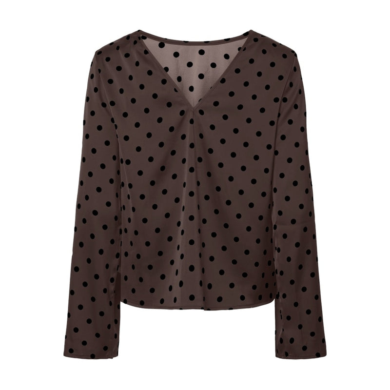 PIECES Pieces damblus PCJYTTA Blouse Hot Fudge