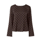 PIECES Pieces damblus PCJYTTA Blouse Hot Fudge