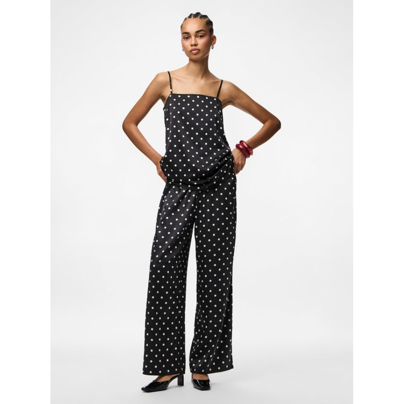 PIECES Pieces dambyxor PCJYTTA Pant Black White Dots