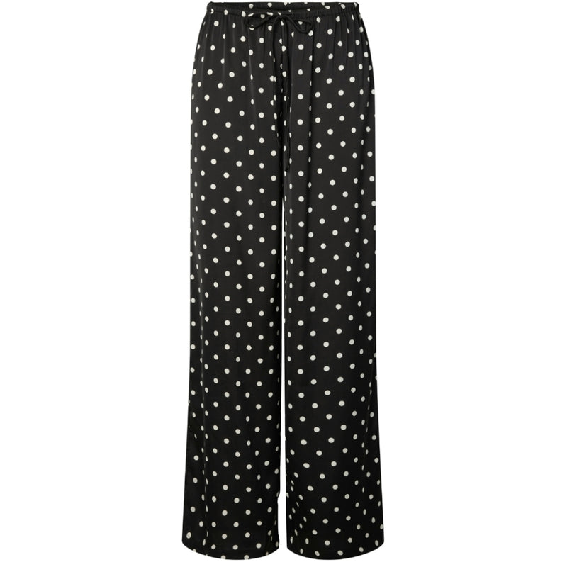 PIECES Pieces dambyxor PCJYTTA Pant Black White Dots