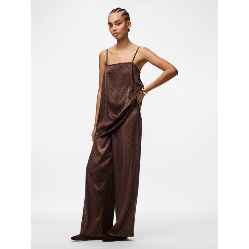 PIECES Pieces dambyxor PCJYTTA Pant Hot Fudge Black dots
