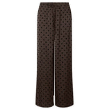 PIECES Pieces dambyxor PCJYTTA Pant Hot Fudge Black dots