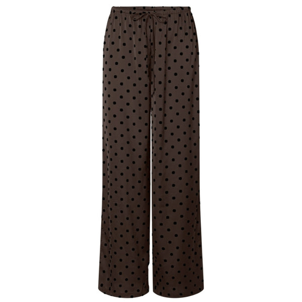 PIECES Pieces dambyxor PCJYTTA Pant Hot Fudge Black dots