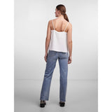 PIECES Pieces dam PCTIFFANY STRAP LACE TOP NOOS BC Restudsalg Cloud Dancer