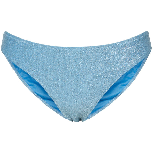 PIECES Pieces dam bikini underdel PCBLING Swimwear Alaskan Blue Silver lurex