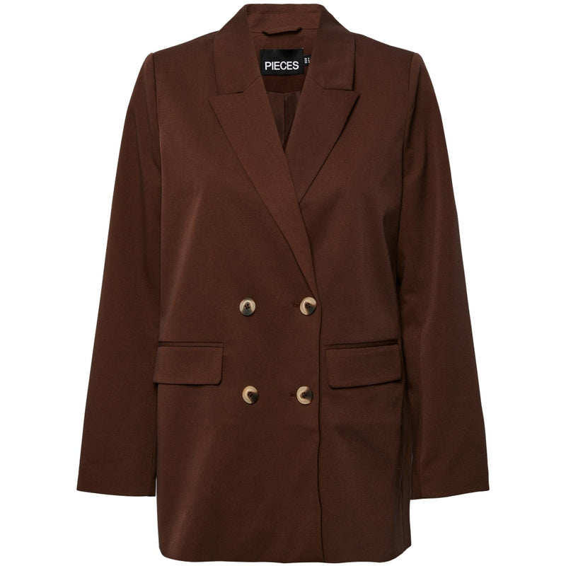 PIECES Pieces dam kavaj PCTHELMA Blazer Chicory Coffee