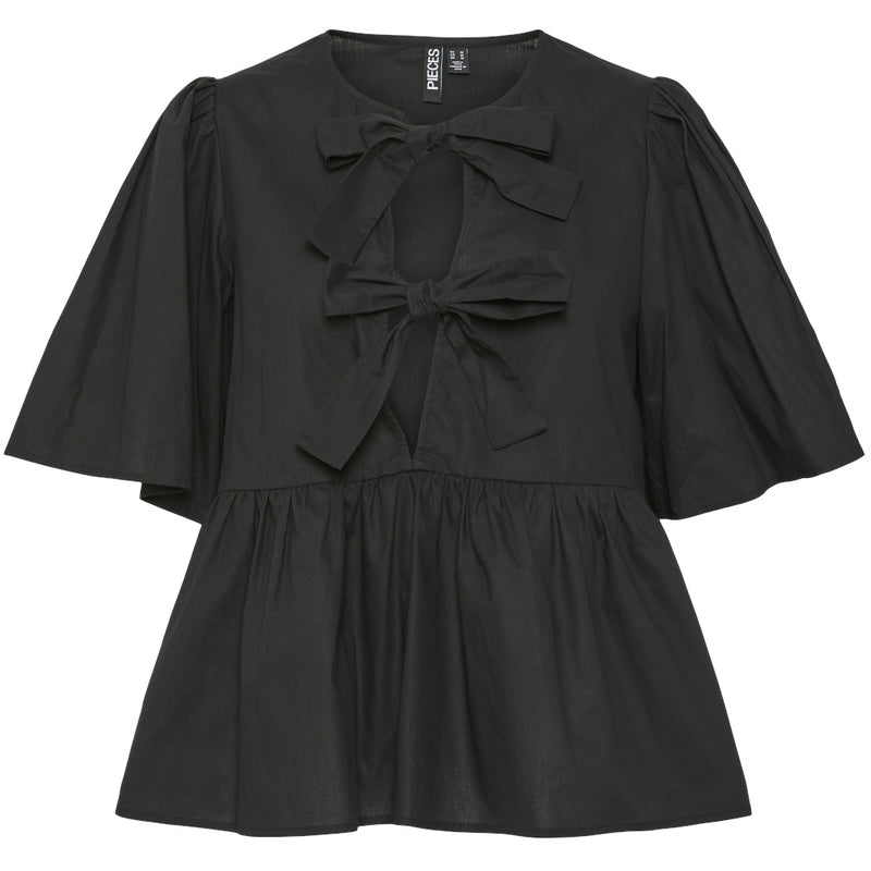 PIECES Pieces dame bluse PCMAYA Blouse Black