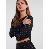 PIECES Pieces dam blus PCNALA Blouse Black Dot