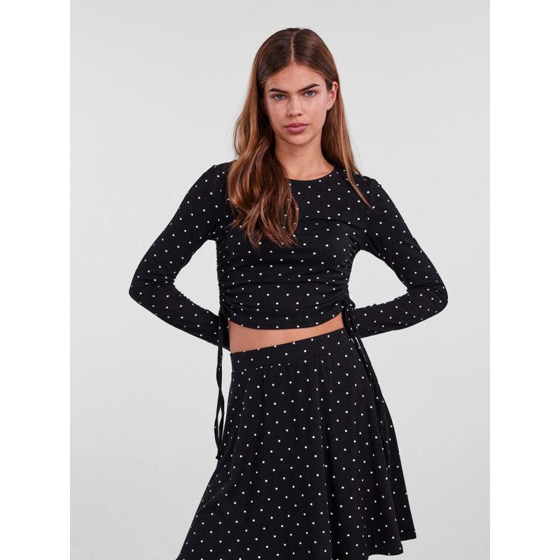 PIECES Pieces dam blus PCNALA Blouse Black Dot