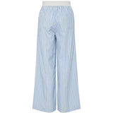 PIECES Pieces dame bukser PCHARPER Pant Cornflower Blue Stripes