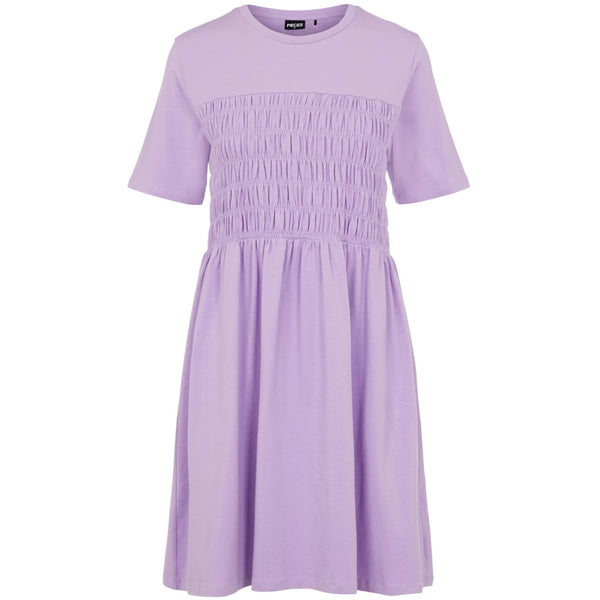 PIECES Pieces dam dress PCCHRISSY Restudsalg Sheer Lilac