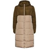 PIECES Pieces dam jacka PCBEE Jacket Silver Mink W. DARK OLIVE