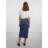 PIECES Pieces dam kjol PCJESSIE Skirt Medium blue denim