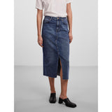 PIECES Pieces dam kjol PCJESSIE Skirt Medium blue denim