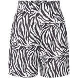 PIECES Pieces dam shorts PCSIZE Restudsalg Bright White Black Zebra