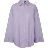PIECES Pieces dam skjorta PCDESSI Shirt Lavender