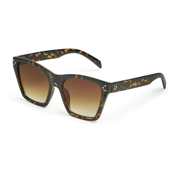 PIECES Pieces dame solbriller PCSELANIE Sunglasses BlackDetail:St1/turtle
