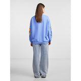 PIECES Pieces dam sweatshirt PCDINNA Sweatshirt Cornflower Blue