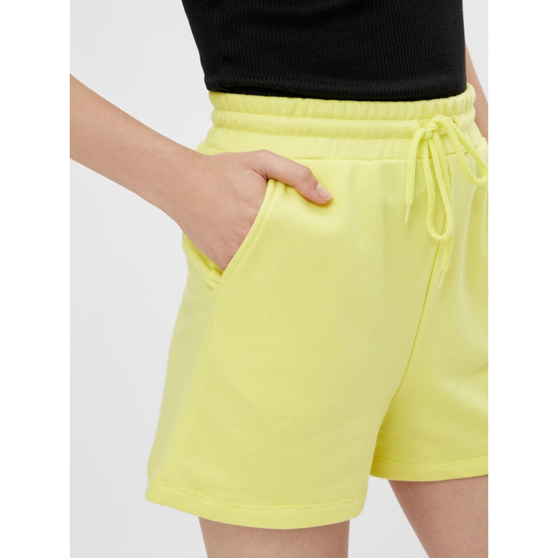 PIECES Pieces dam sweatshorts PCCHILLI SUMMER Shorts Celandine