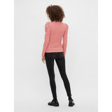 PIECES Pieces dame top PCANNA Restudsalg Cherry