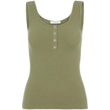 PIECES Pieces dam top PCKITTE Top Deep Lichen Green