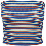 PIECES Pieces dam top PCLIPPA Restudsalg Burnt Henna STRIPES/SHPI/CDAN/FLOR/POGR