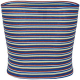 PIECES Pieces dam top PCLIPPA Restudsalg Burnt Henna STRIPES/SHPI/CDAN/FLOR/POGR