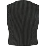 PIECES Pieces dam väst PCDIDI Vest Black Stripes