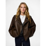 PIECES Pieces dam jacka pcjosie Jacket Hot Fudge Washed