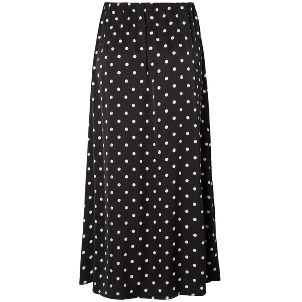 PIECES Pieces damkjol PCJYTTA Skirt Black White Dots