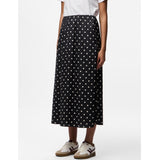 PIECES Pieces damkjol PCJYTTA Skirt Black White Dots