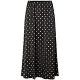 PIECES Pieces damkjol PCJYTTA Skirt Black White Dots