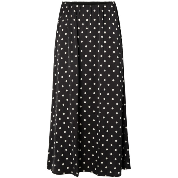 PIECES Pieces damkjol PCJYTTA Skirt Black White Dots