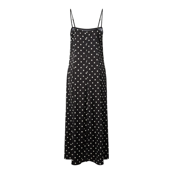 PIECES Pieces damklänning PCJYTTA Dress Black White Dots