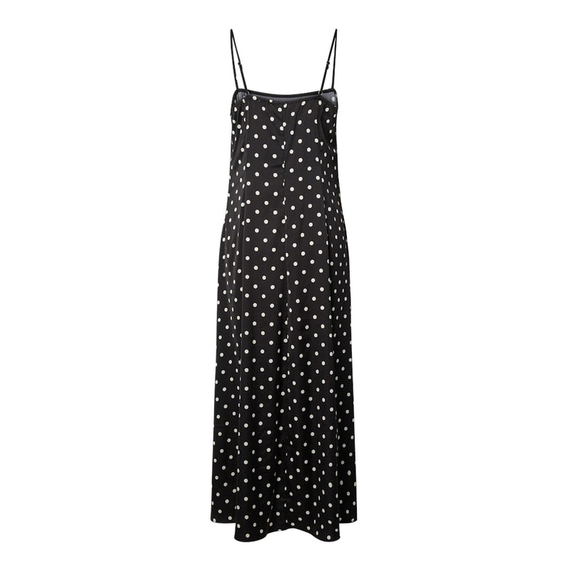 PIECES Pieces damklänning PCJYTTA Dress Black White Dots