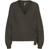 PIECES Pieces damstickad kofta PCMALOU Knit Hot Fudge