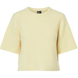 PIECES Pieces damstickning PCSILLY Knit Pale Banana MELANGE