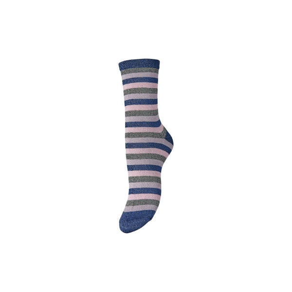 PIECES Pieces damstrumpor PCSEBBY Socks Silver Bullit