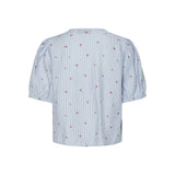 PIECES Pieces damtop PCFIONNA Top Lichen Blue