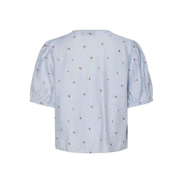 PIECES Pieces damtop PCFIONNA Top Lichen Blue