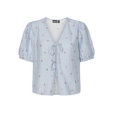 PIECES Pieces damtop PCFIONNA Top Lichen Blue