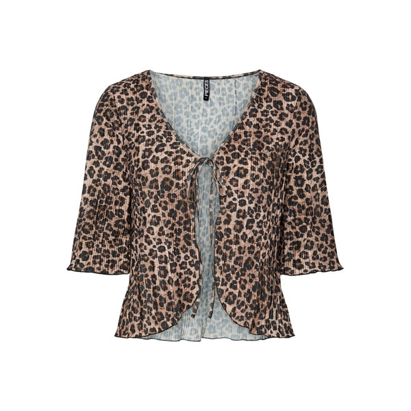 PIECES Pieces damtopp PCAMBER Top Black Leo