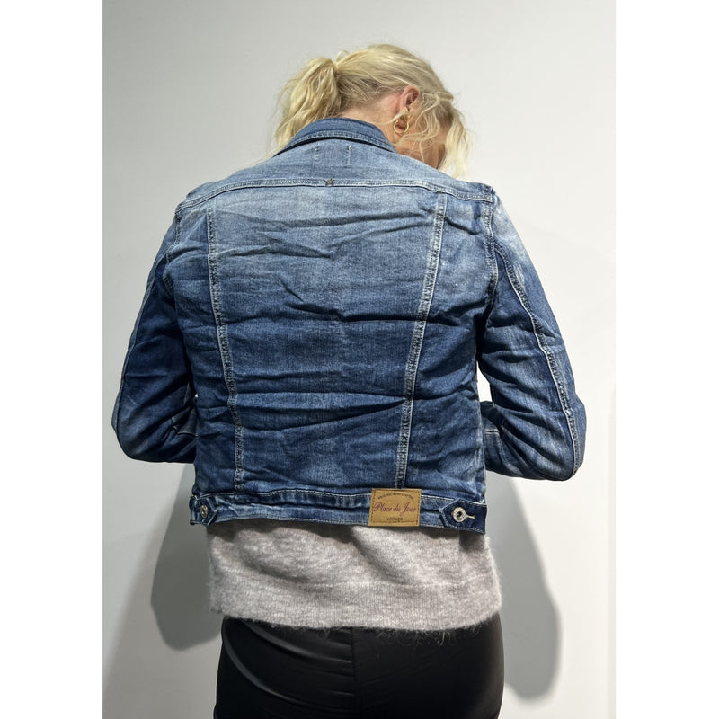 Place du Jour Place du Jour dam denim jacka 60020-1 Jacket Denim Blue