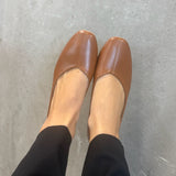 SHOES Rasmine Dam Ballerina Shoes Camel