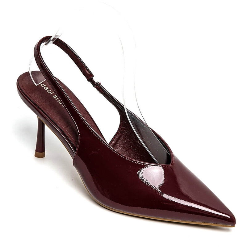 SHOES Raya dam Klackskor 1880 Shoes Wine