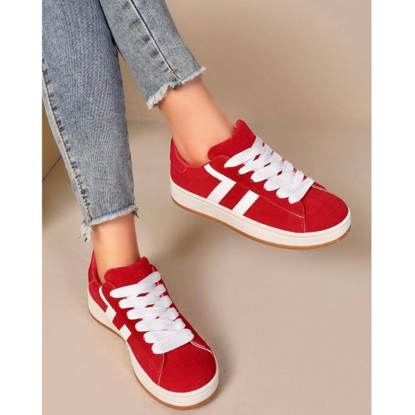 SHOES Rosalie dam sneakers BM-1101 Shoes Red